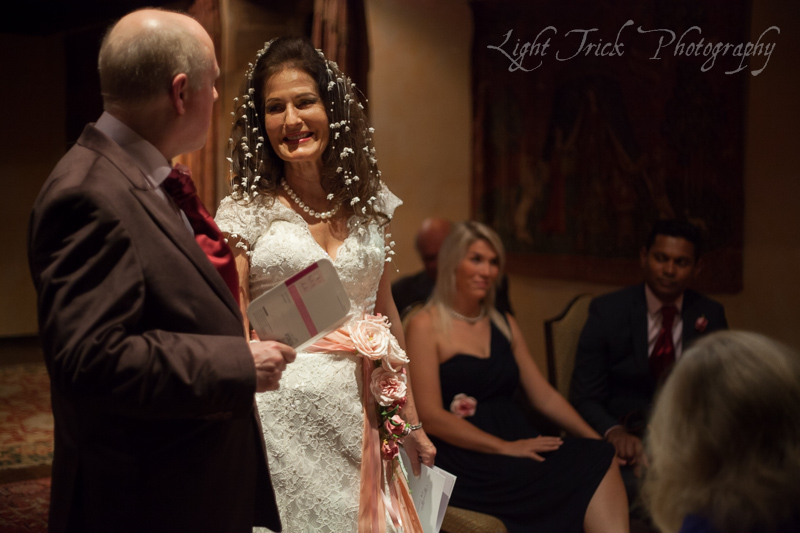 bride and groom mature couple